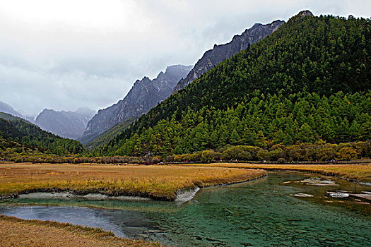 四川稻城亚丁秋景