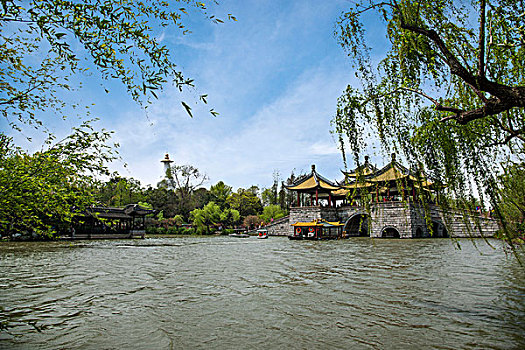 杨州瘦西湖五亭桥