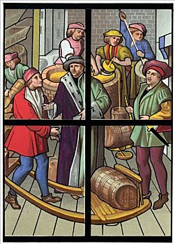 酒厂,15世纪,艺术家