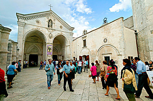 入口,朝圣教堂,朝圣地,普利亚区,阿普利亚区,意大利,欧洲
