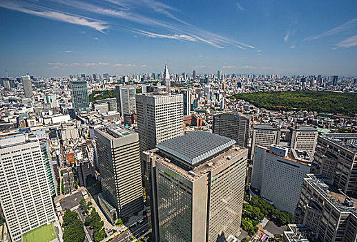 日本,东京,城市,新宿