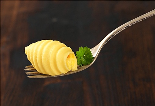 黄油卷,叉子