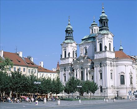 老城广场,旧城广场,布拉格,捷克共和国