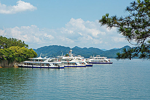 中国杭州千岛湖风景