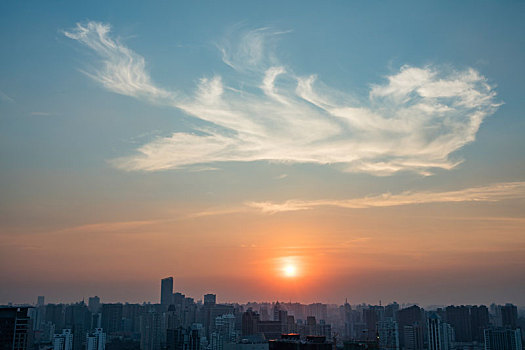 上海,黄浦江,两岸,夜景