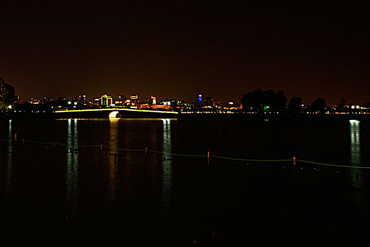 杭州,城市,景观,夜景