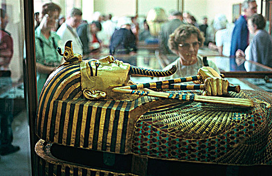 黄金,面具,埃及博物馆,开罗,埃及