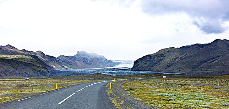 冰岛,道路,冰河