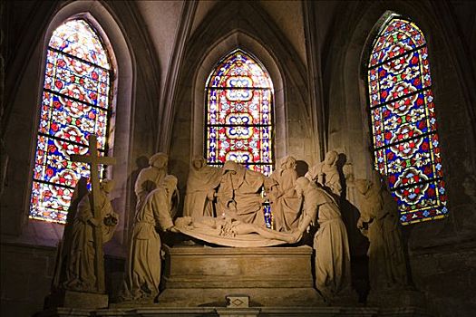 雕塑,教堂,阿尔勒,法国