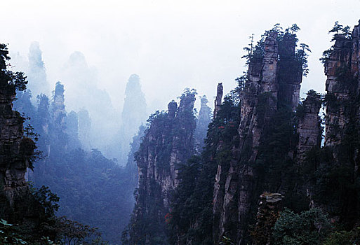 中国湖南张家界武陵源旅游风景