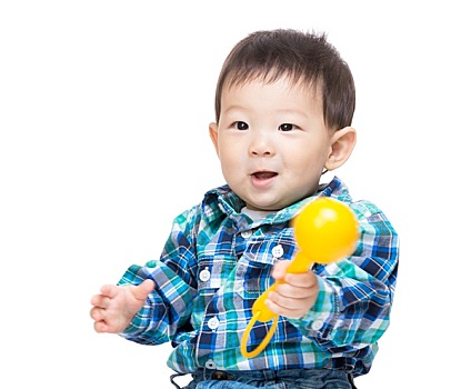 亚洲,男婴,玩,玩具