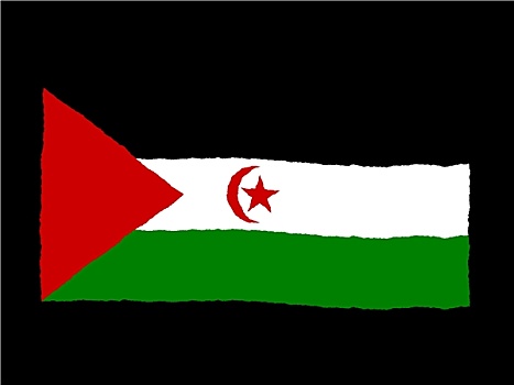 旗帜,西部,撒哈拉沙漠