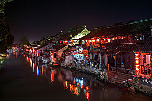 江南六大古鎮(zhèn)之一-----西塘古鎮(zhèn)夜色