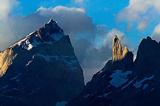 风景,托雷德裴恩国家公园,巴塔哥尼亚,智利