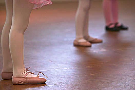 特写,芭蕾舞鞋,脚
