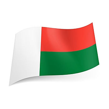 旗帜,象征,马达加斯加