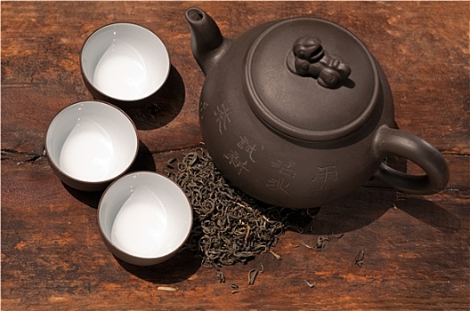 中国,绿茶,容器,杯子