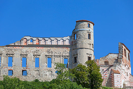 文艺复兴,城堡,防护,建筑,遗址,晴天,卢布林,波兰