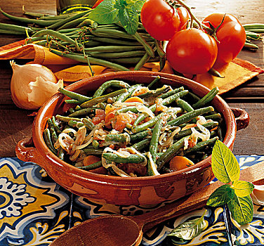 青豆,西红柿,蔬菜,葡萄牙,烹饪