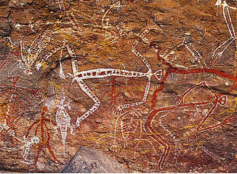 土著,岩石艺术,卡卡杜国家公园,澳大利亚