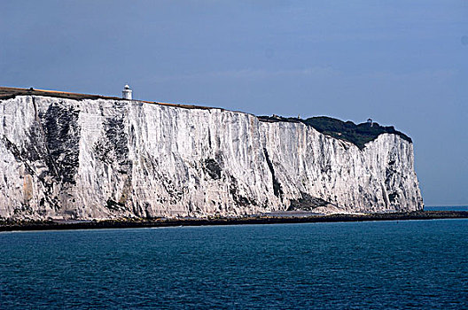 白色,悬崖,多佛,特写,灯塔,风景,渡轮,英格兰,欧洲