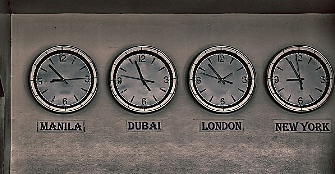 机场,不同,手表,全球