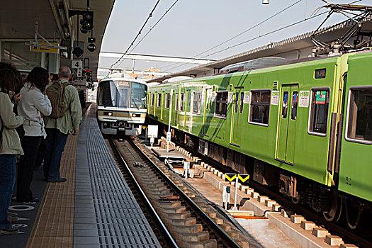 奈良,火车站,日本