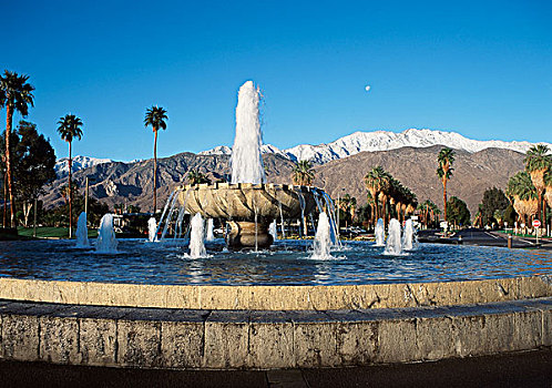 美国,加利福尼亚,棕榈泉,喷泉,大幅,尺寸