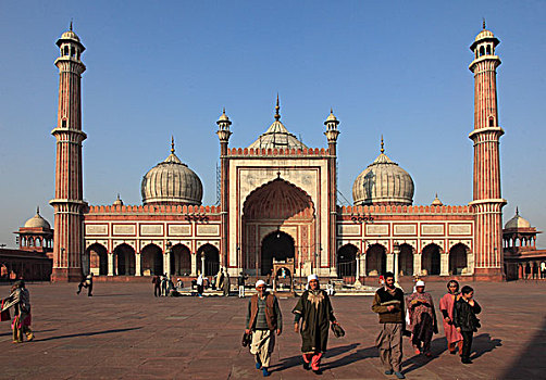 印度,德里,清真寺