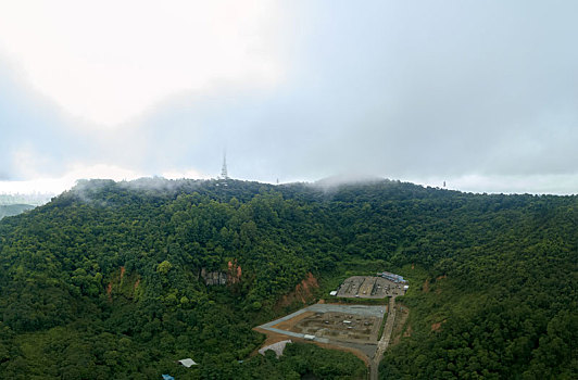 广东惠州高榜山下的驾校教练场