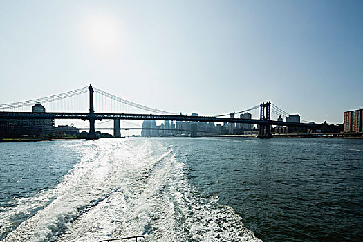曼哈顿大桥,东河,纽约,美国