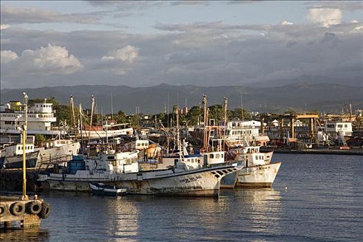 海港,渡轮,玛格丽塔岛,委内瑞拉,加勒比海,南美