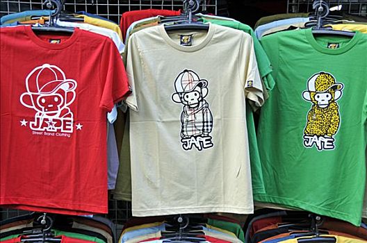 t恤,售出,曼谷,泰国,东南亚
