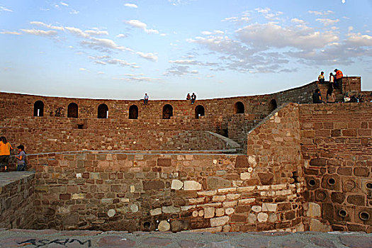 安卡拉,古城堡山,古城墙