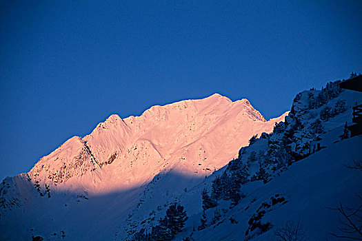 山,日出,犹他