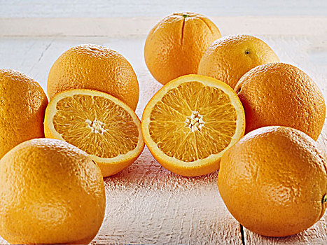 橙色,木头,棋盘,白色,丰收,水果,柑橘