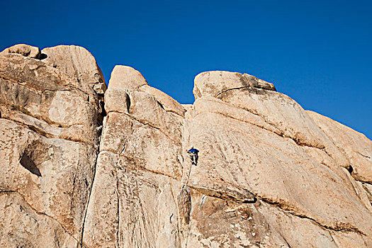 男人,攀登,岩石
