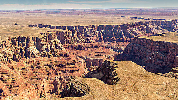 风景,全景,石头,峡谷,航拍,南缘,大峡谷国家公园,亚利桑那,美国,北美