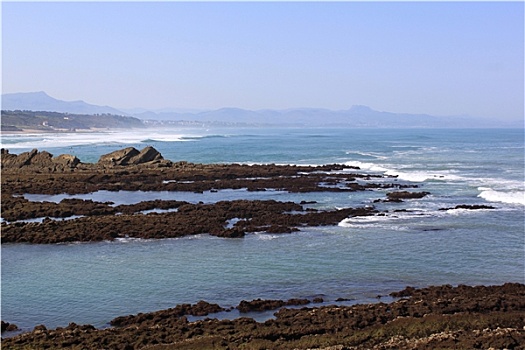 全景,野外,海岸