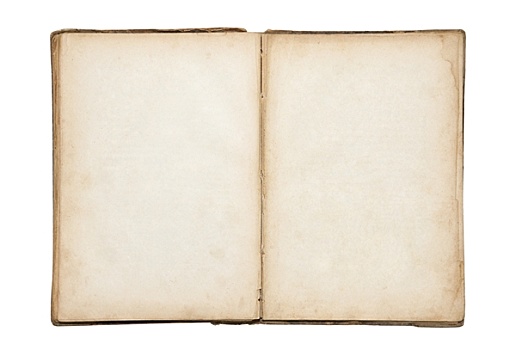 翻开,老,留白,书本,裁剪,小路