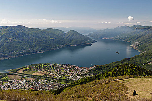 洛迦诺,瑞士,半岛,阿斯科纳,马焦雷湖,提契诺河,欧洲