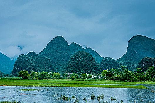 桂林梦幻田园风光