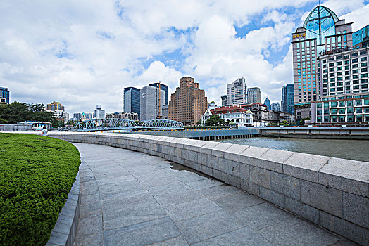 上海外滩,陆家嘴,东方明珠,浦东,汽车广告背景