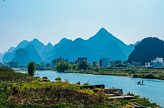 桂林遇龙河风光