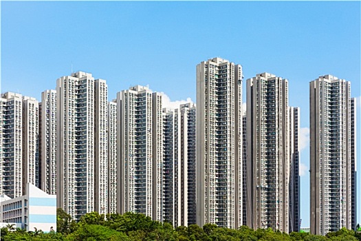 住宅区,香港