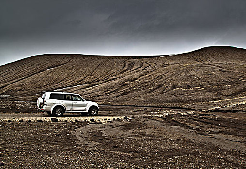 吉普车,驾驶,冰岛高地