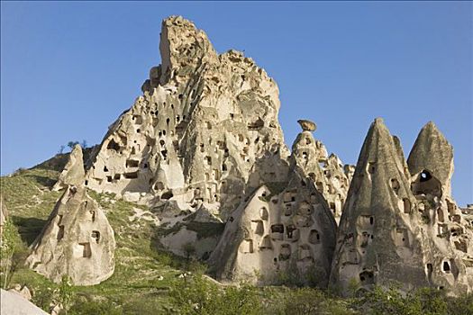 老,洞穴,住所,乌希萨尔,卡帕多西亚,土耳其