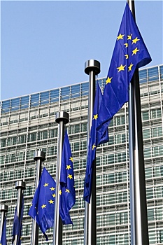 欧洲,旗帜,布鲁塞尔