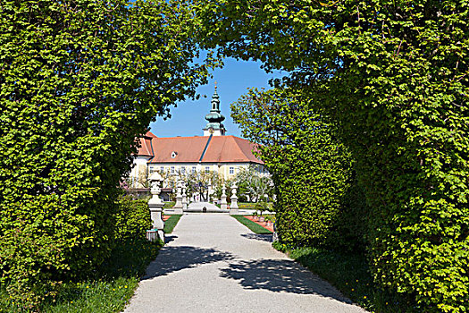 花园,教堂,区域,下奥地利州,欧洲