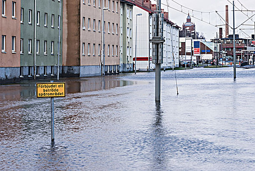 洪水,街道